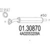 AUDI 4A02053209A Front Silencer